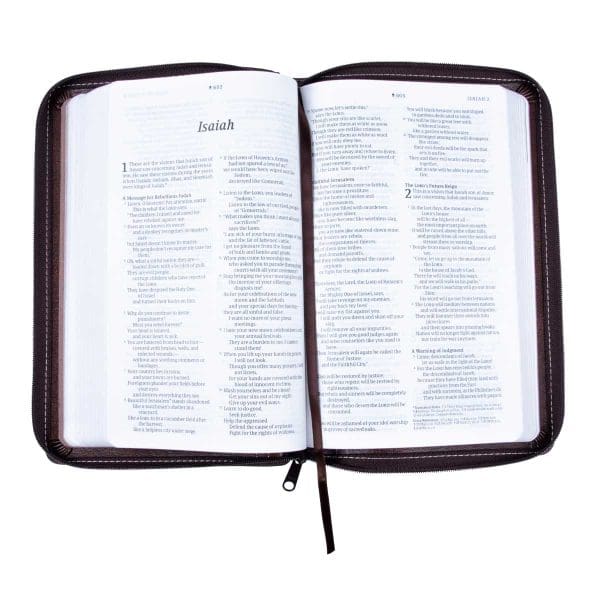 NLT Filament Thinline Reference Bible, Rustic Brown With Zip (Imitation Leather) - Image 19
