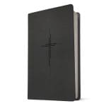 NLT Trinity Cross Black Imitation Leather Filament Premium Value Thinline Bible - Image 2