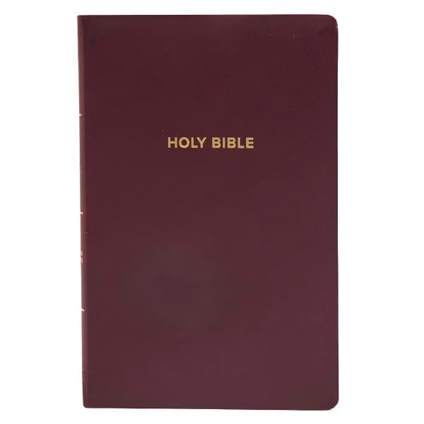 CSB Burgundy Imitation Leather Gift & Award Bible - Image 10