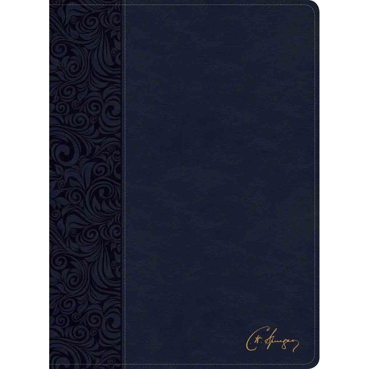 9781535990448_front CSB Spurgeon Study Bible Navy (Imitation Leather) - Image 1