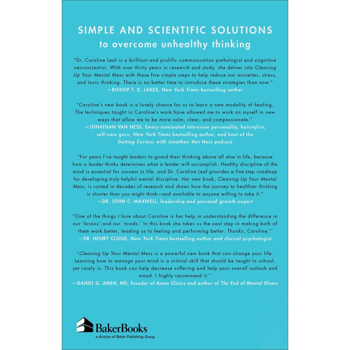 9781540900401_back Cleaning Up Your Mental Mess (Paperback) - Image 8