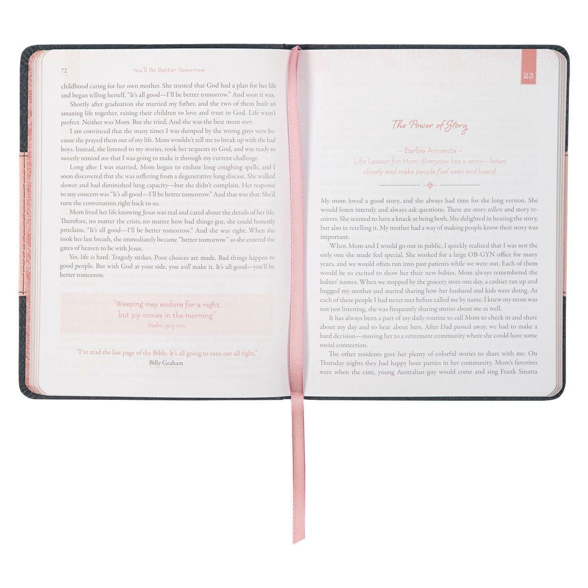 9781639521357_feature3_c5c697ed-986e-4f89-9180-b93b8bc21557 Life Lessons For Mom: Stories of Love, Laughter & Wisdom for a Mother's Heart (Faux Leather) - Image 20