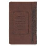 KJV Brown Lion Faux Leather Flexcover Deluxe Gift Bible With Zip - Image 2