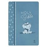 NLT Blue Elephant Flexcover Faux Leather Baby Bible for Boys - Image 12