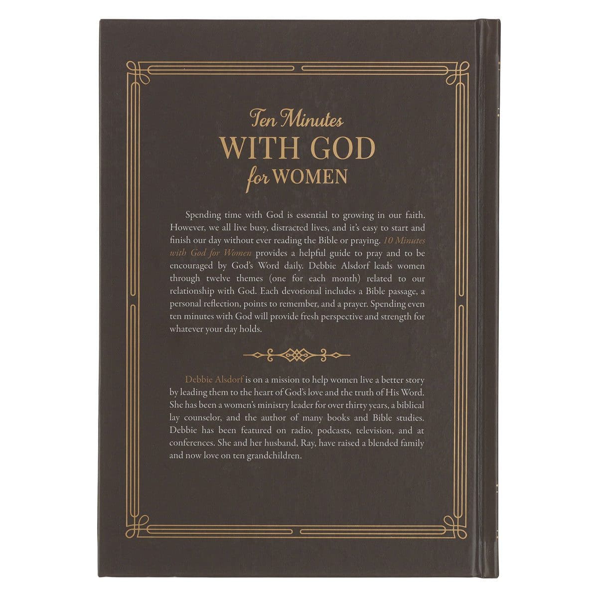 9781639529384_back Ten Minutes with God Devotions for Women: 365 Devotions (Hardcover) - Image 2