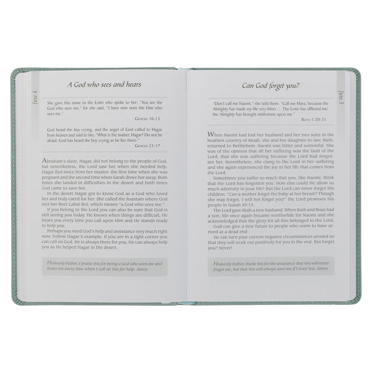 9781639529452_feature5 When the Day Breaks: A Daily Devotional for Women - 366 Devotions (Faux Leather) - Image 7