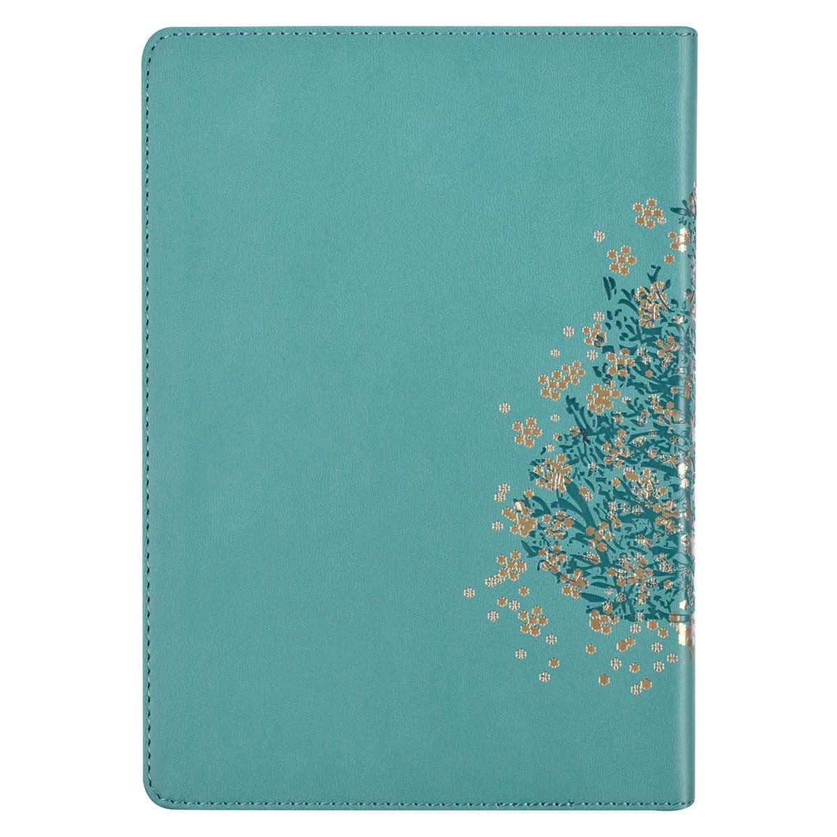 9781642725278_back Be Still & Know Floral Psalm 46:10 Tree (Faux Leather Journal) - Image 2