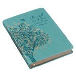 Be Still & Know Floral Psalm 46:10 Tree (Faux Leather Journal) - Image 3