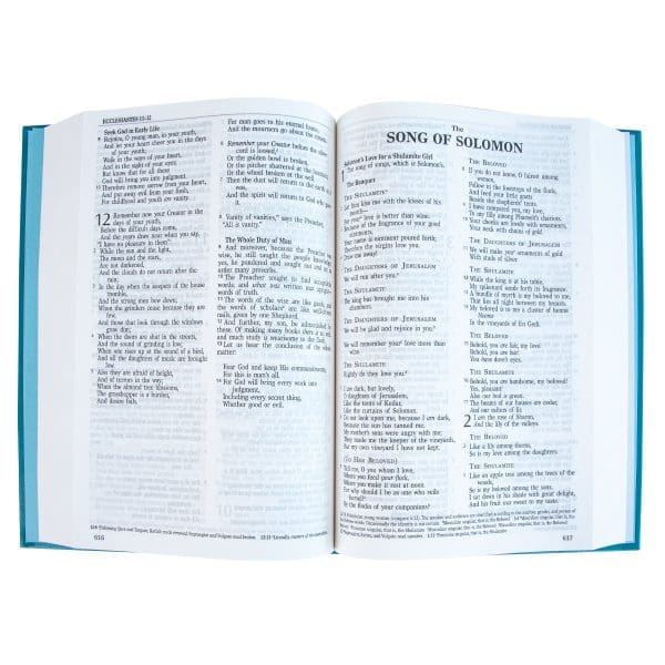 NKJV Teal Hardcover Bible - Image 22