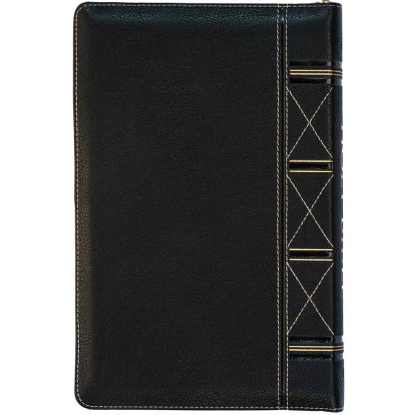 ESV Black Faux Leather Standard Bible Thumb Indexed With Zip - Image 20