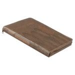 NLT Brown Leaves Faux Leather Flexcover Standard Bible Thumb Indexed With Zip - Image 22