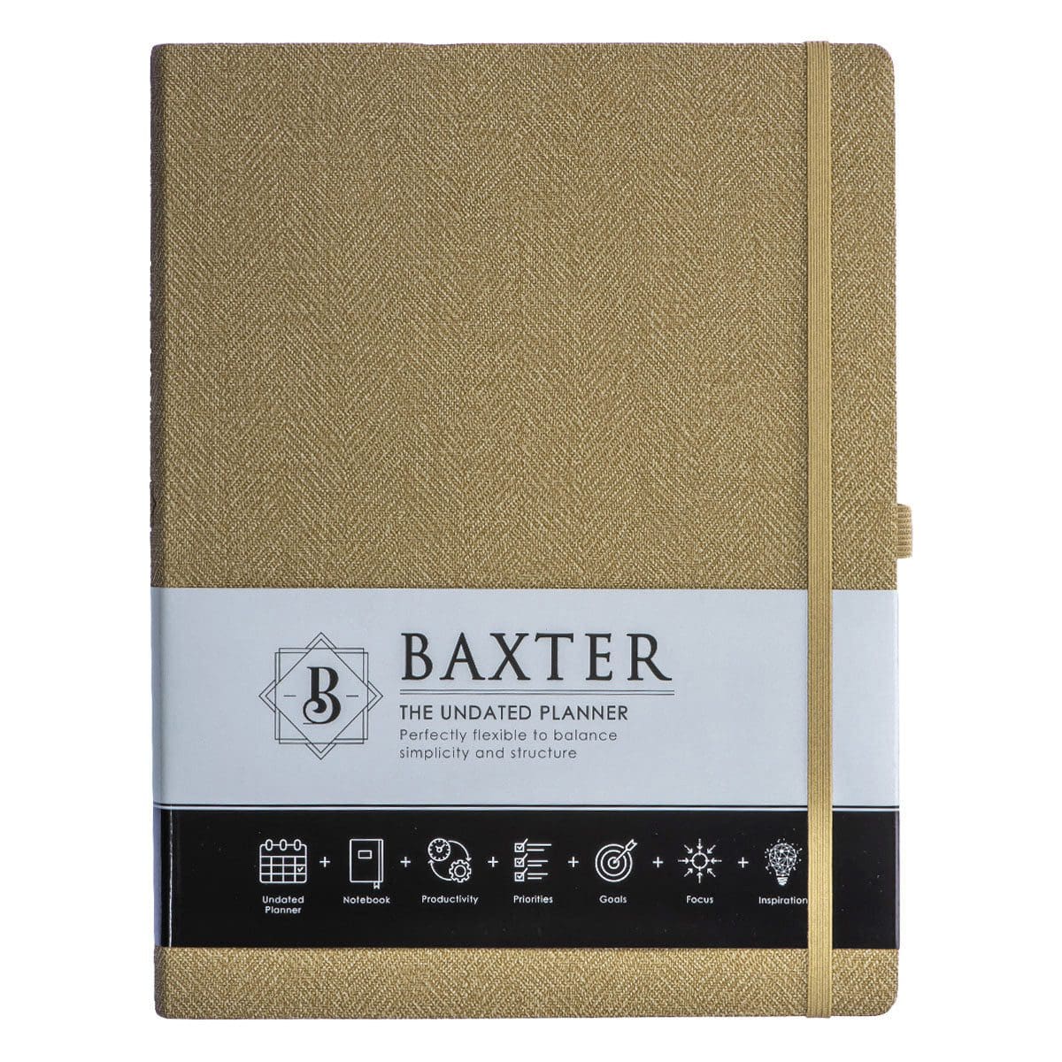9781776371655_feature1 Baxter Undated Planner A4 Sand Color (Durable Synthetic Fibre Flexcover) - Image 24