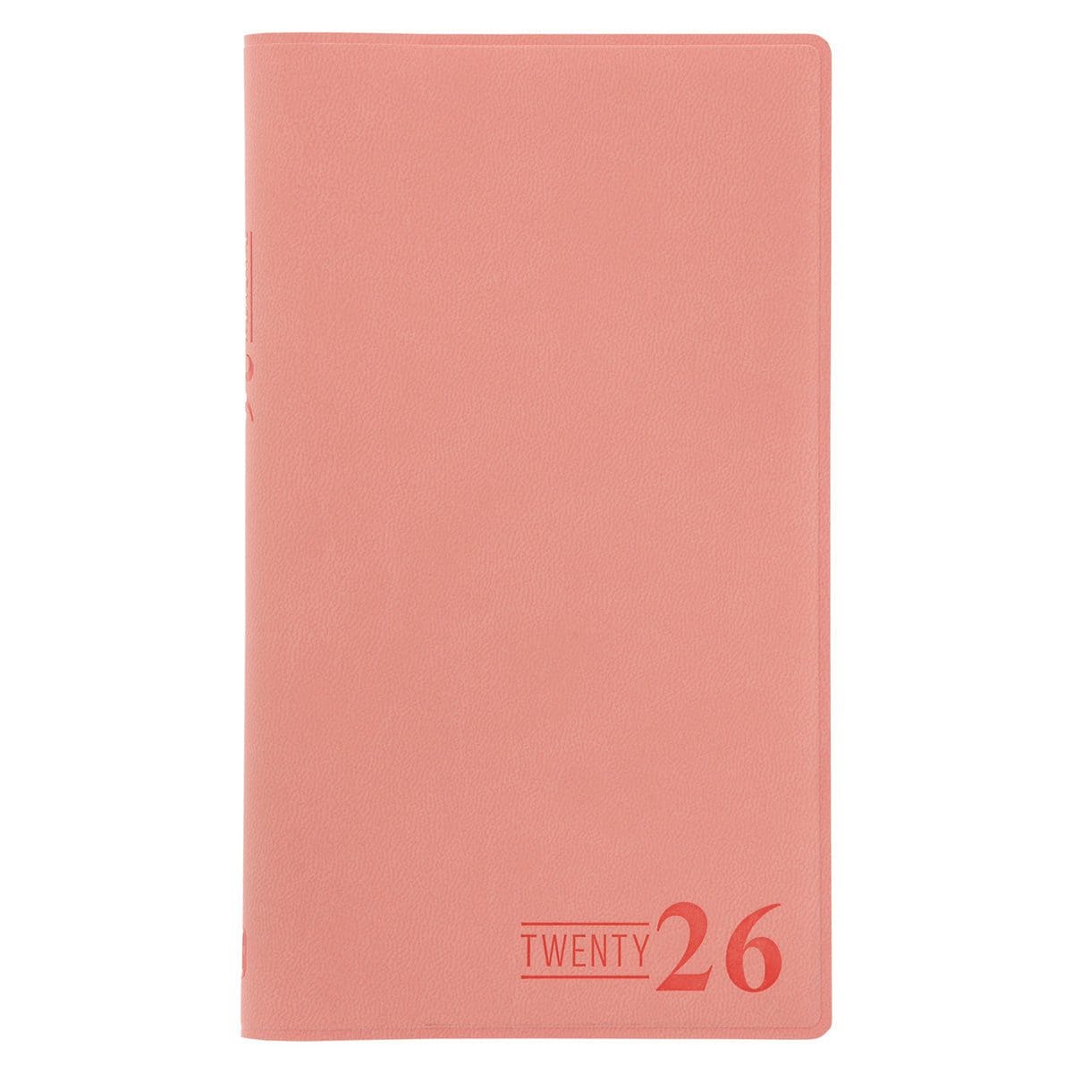 9781776478002_front 2026 Diary - 18-Month Planner and Notebook - Coral - Imitation Leather - Image 1