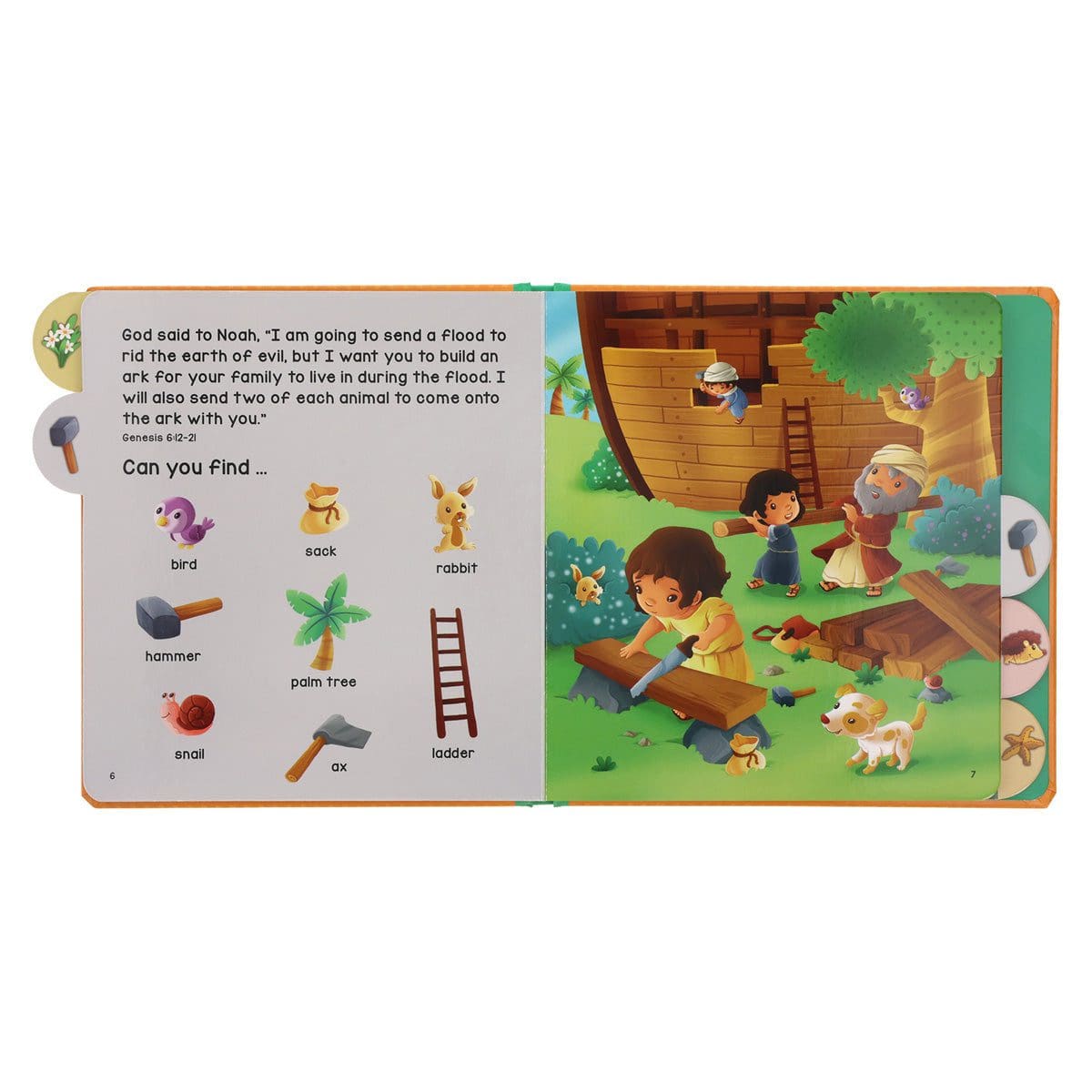 9788771321289_feature2 Noah's Ark - Ready, Set, Find (Board Book) - Image 9