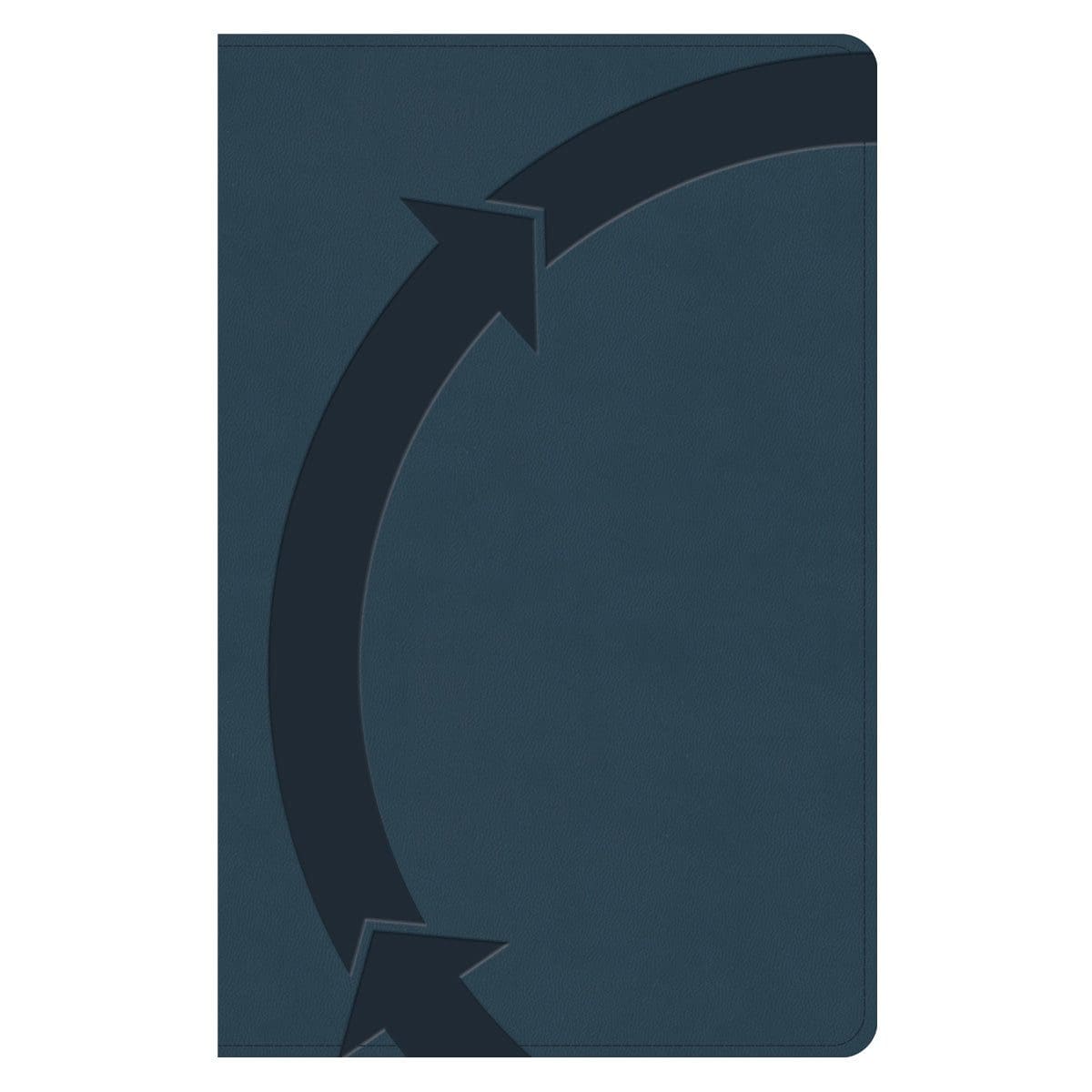 9798384521433_front CSB Blue Imitation Leather Daily Disciples Bible - Image 1