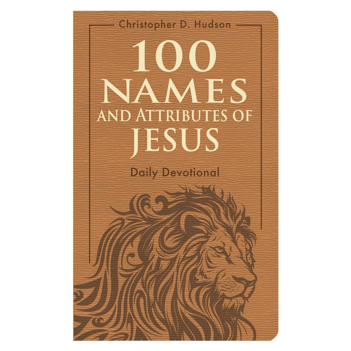 9798400500206_front 100 Names and Attributes of Jesus Daily Devotional (Imitation Leather) - Image 1