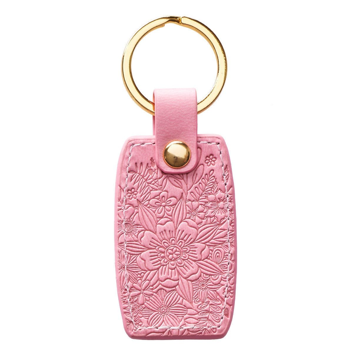 1220000130173_back Plans To Give You Hope And A Future Faux Leather Key Ring - Jeremiah 29:11 - Image 2