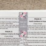 Pink Roses Magnetic Bookmarks Set Of 6 - Image 15