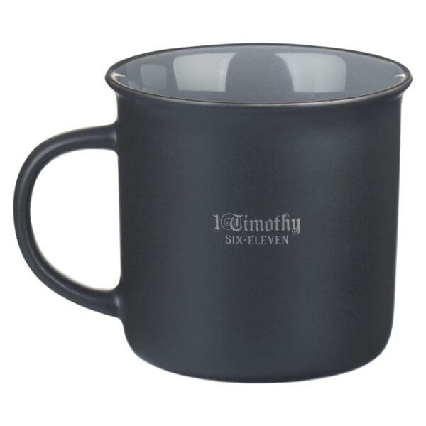 Man Of God Black And Grey Ceramic Mug - 1 Timothy 6:11 - Image 16