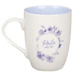 Be Still and Know Blue Ceramic Mug - Image 14