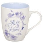 Be Still and Know Blue Ceramic Mug - Image 13