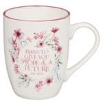 Plans To Give You Hope And A Future Floral Ceramic Mug - Jeremiah 29:11 - Image 13