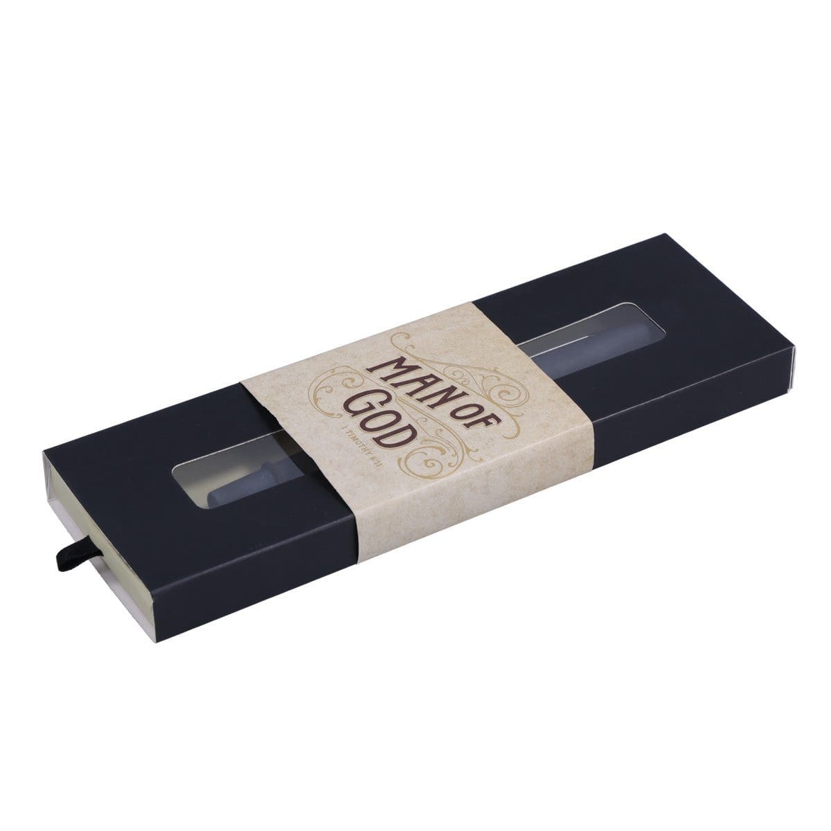 1220000324503_feature2 Man of God Black Pen in Gift Box - Image 4