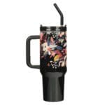 For I Know the Plans Large Stainless Steel Travel Mug with Handle and Straw - Image 4