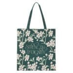 Strength and Dignity Green Non-Woven Tote Bag - Image 5
