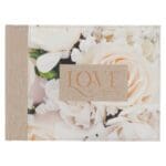 Love Floral Faux Leather Guest Book - Image 19