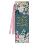 Be Still and Know That I Am God Teal Faux Leather Bookmark - Image 7