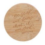 Be Still and Know That I Am God Vetiver and Moss Scented Candle with Bamboo Lid - Image 15