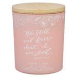 Be Still and Know That I Am God Vetiver and Moss Scented Candle with Bamboo Lid - Image 13