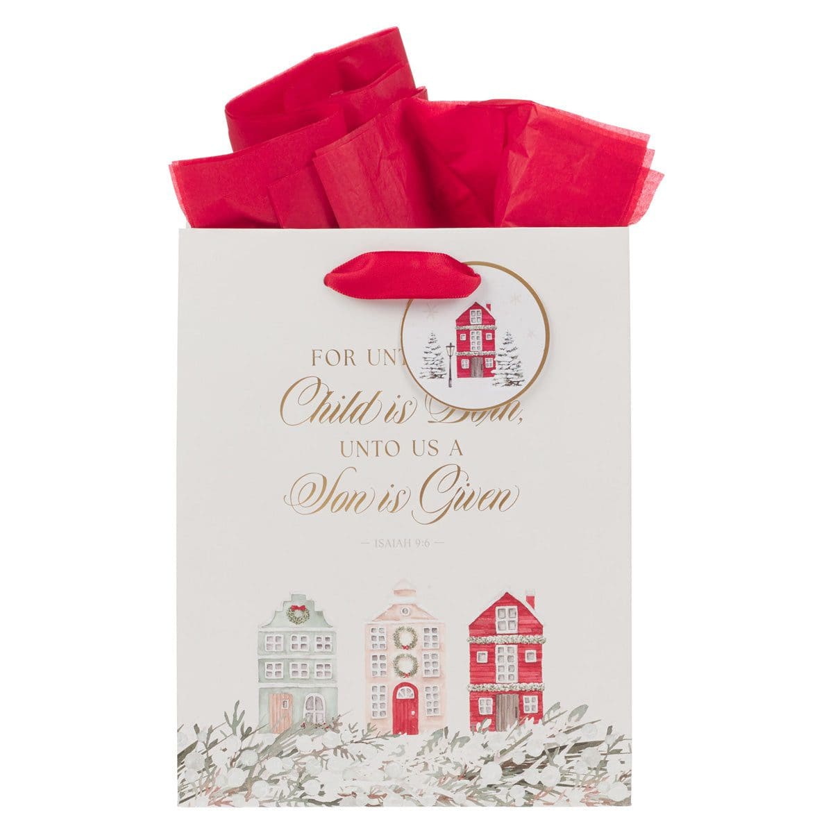 1220000328471_feature1 Home for Christmas Three-Piece Gift Bag Set - Image 2
