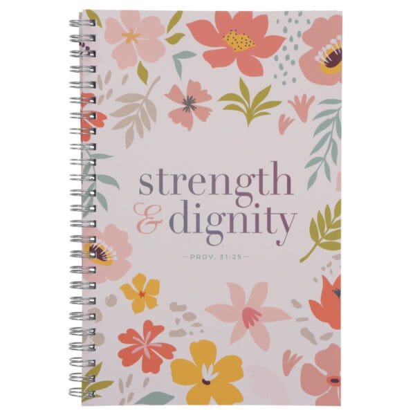 Strength and Dignity Wirebound Notebook - Image 1