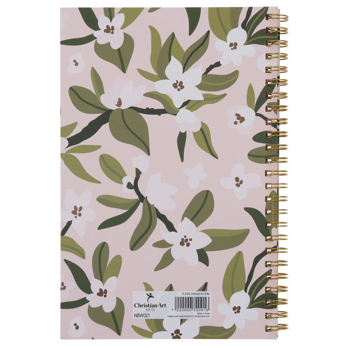 1220000720916_back I Can Do Everything Through Christ Who Gives Me Strength Wirebound Notebook - Image 2