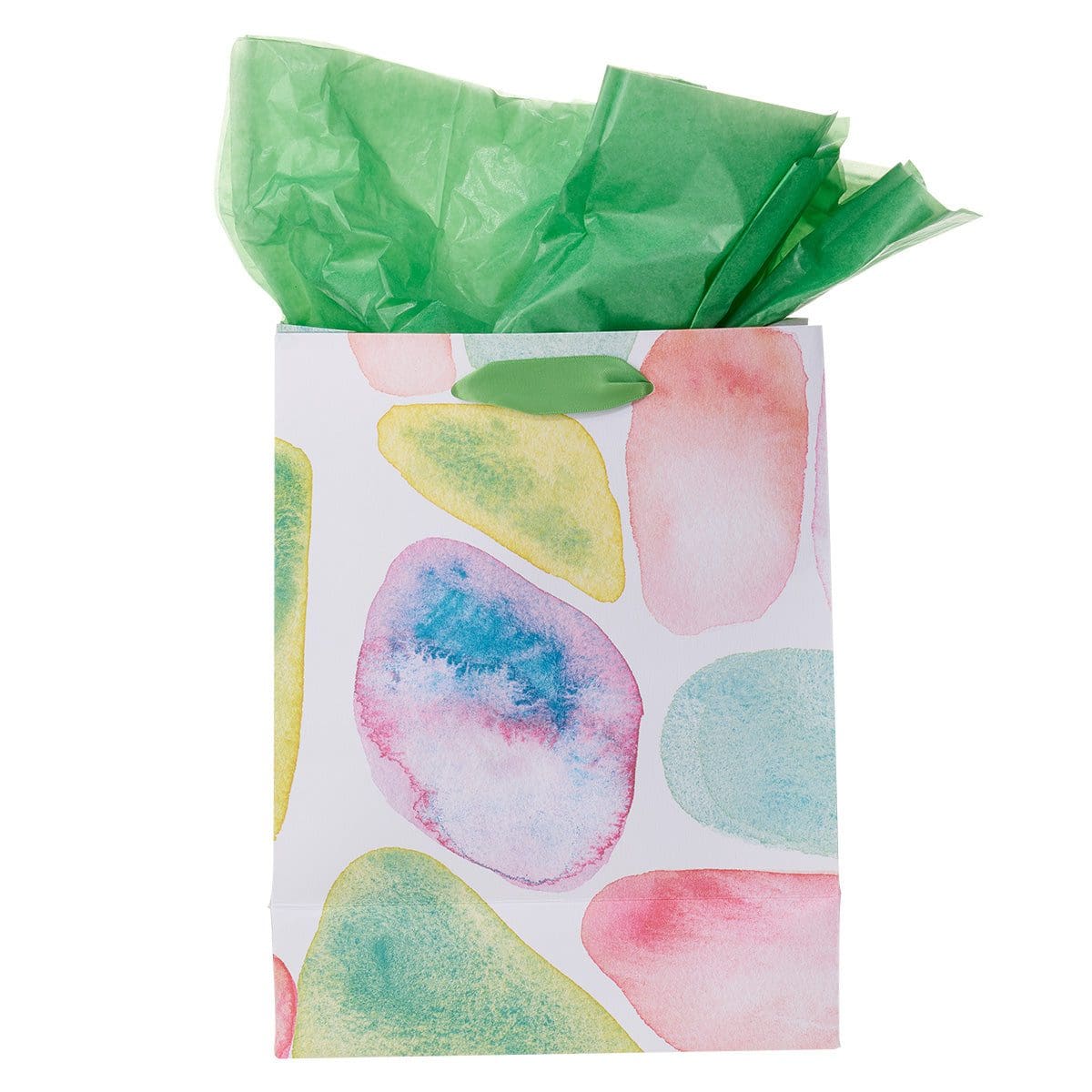 1230000109413_back Make Every Day Count Smooth Sea Glass Medium Gift Bag with Gift Tag - Image 21
