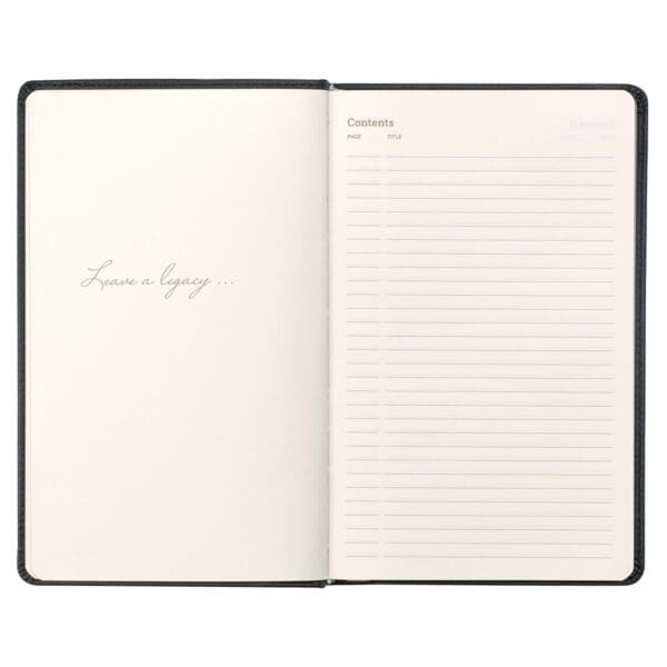 Leatherpress Tuxedo Black Large Genuine African Leather Journal - Image 28