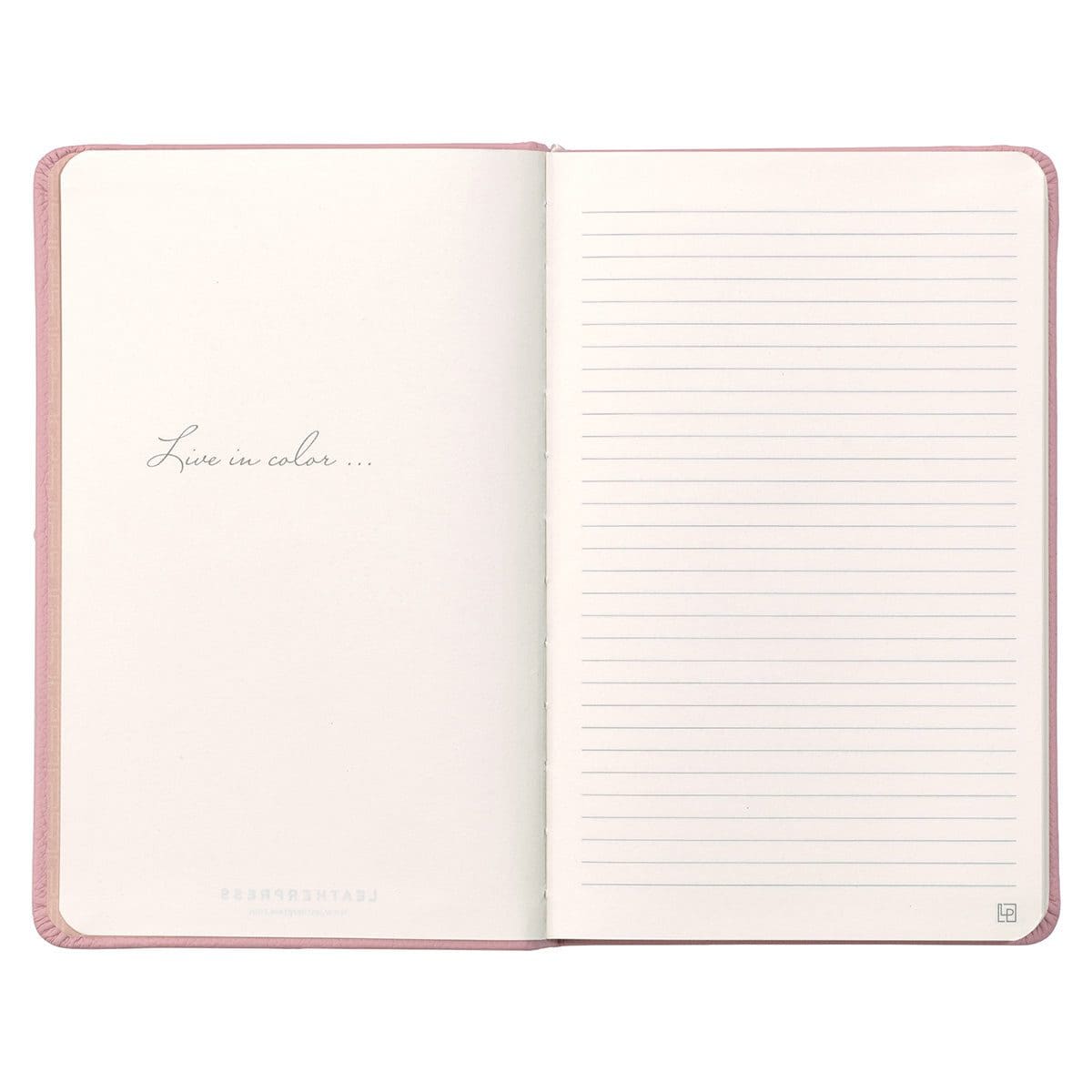 1230000122146_feature2 Leatherpress Quartz Pink Genuine African Leather Notebook - Image 32