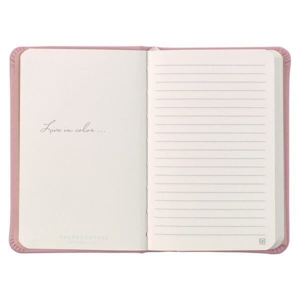 Leatherpress Quartz Pink Genuine African Leather Pocket Notebook - Image 32
