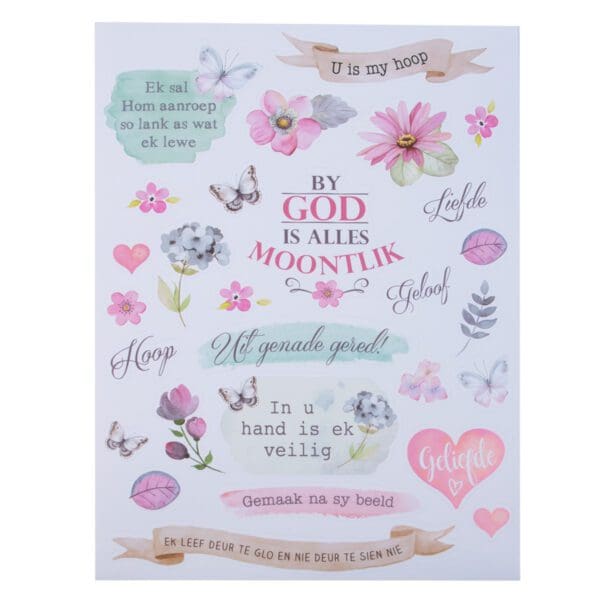 Drie Plakker Bladsye (Set Of 3)(Journaling Stickers) - Image 17