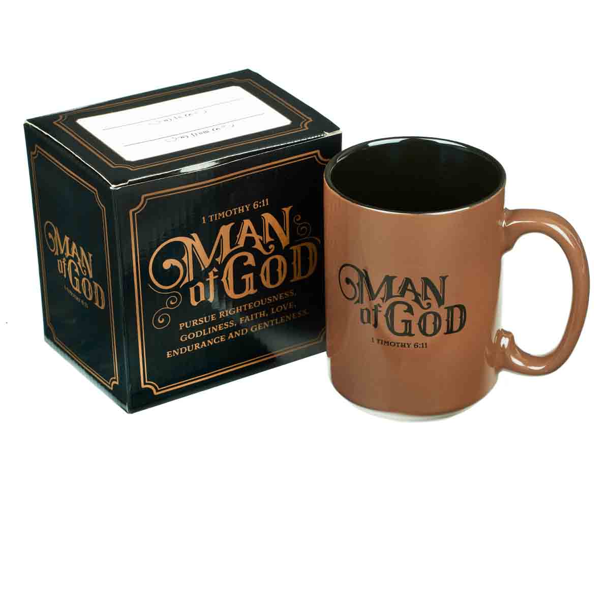 6006937145320_feature1 Man Of God Ceramic Mug - 1 Timothy 6:11 - Image 13