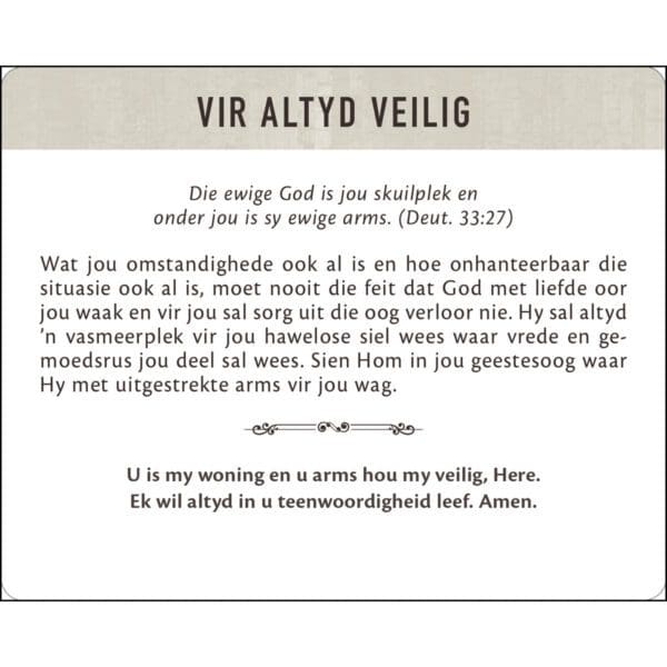 Geanker In Die Woord Afrikaans Prayer Cards In Tin - Image 25