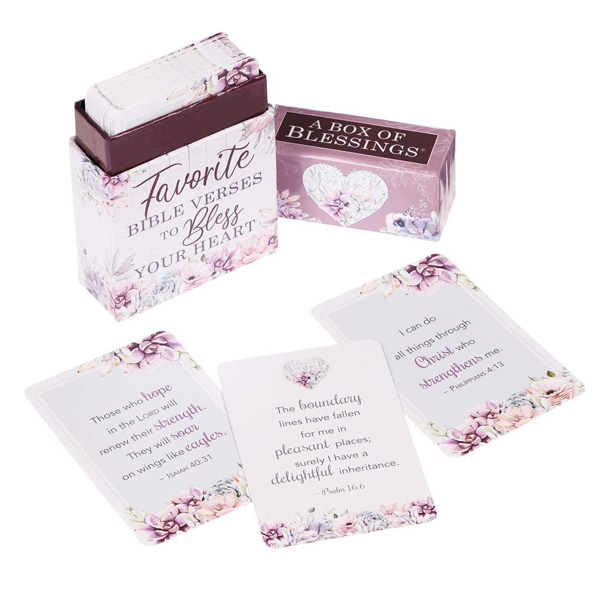 6006937149007_feature2 Favorite Bible Verses To Bless The Heart (Boxed Cards) - Image 8