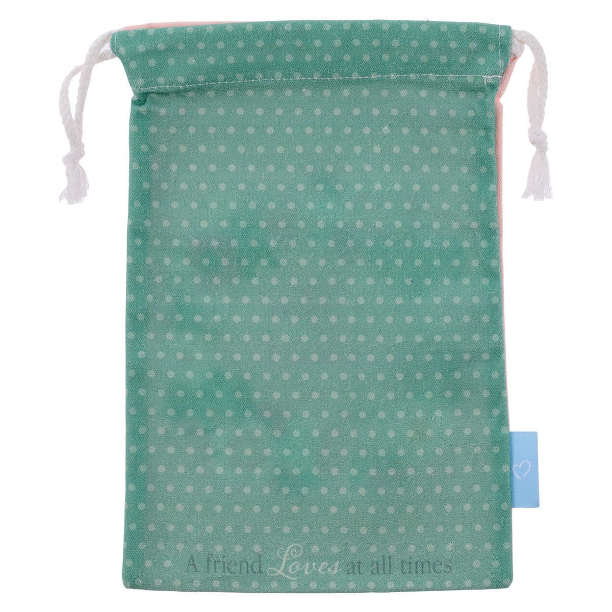 6006937156166_back You Are Special Peach Small Cotton Drawstring Bag - Image 10