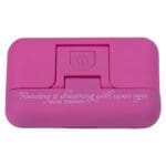 Reading Is Dreaming With Open Eyes Pink Glow In The Dark Book Light - Image 17