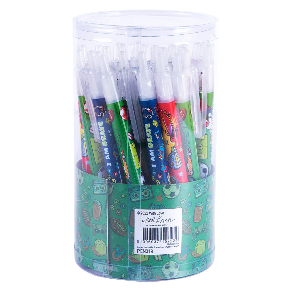 6006937157224_back Scribbler Pens For Boys Blue (Tub Of 30) - Image 13