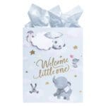Welcome Little One Medium Gift Bag With Gift Tag - Image 13