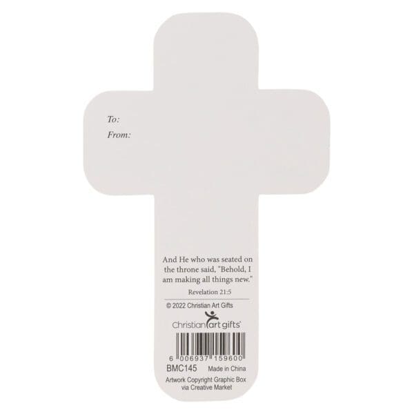 He Is Risen Flower Cross Bookmark Set Of 6 - Matthew 28:6 - Image 9