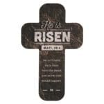 He Is Risen Black Cross Bookmark Set Of 6 - Matthew 28:6 - Image 9